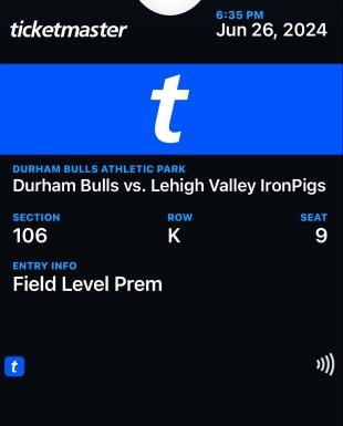 Durham Bulls vs. Lehigh Valley Iron Pigs